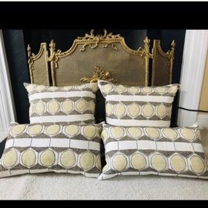 Brand New Beaded Throw Pillows